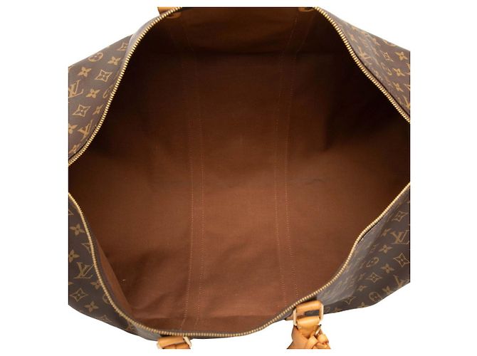 Louis Vuitton Monogram Keepall 60 Boston Tasche Braun - Ansicht 5