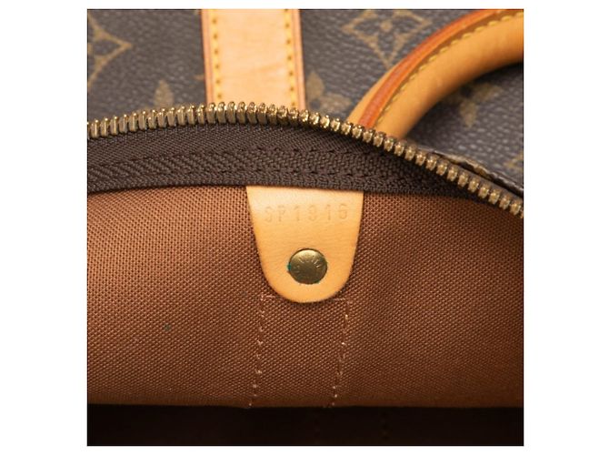Louis Vuitton Monogram Keepall 60 Boston Tasche Braun - Ansicht 7