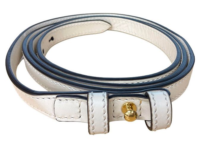 Borsa Gucci Sherry Line Sylvie Buckle Motif Bianco - vista 7