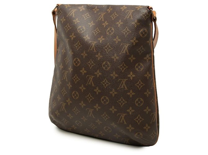Sac bandoulière Louis Vuitton Monogram Musette Marron - vue 2