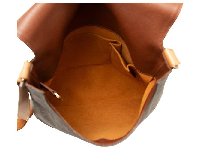Sac bandoulière Louis Vuitton Monogram Musette Marron - vue 4