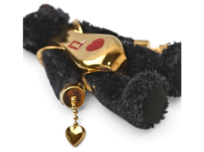 Prada Keyring with Bear Trick Lucky Star Robot Black Golden - view 5