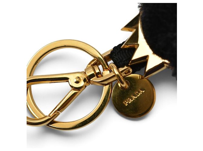Prada Keyring with Bear Trick Lucky Star Robot Black Golden - view 6