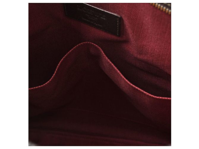 Bolsa de ombro e tiracolo em couro marrom escuro Loewe Castanho escuro - vista 13