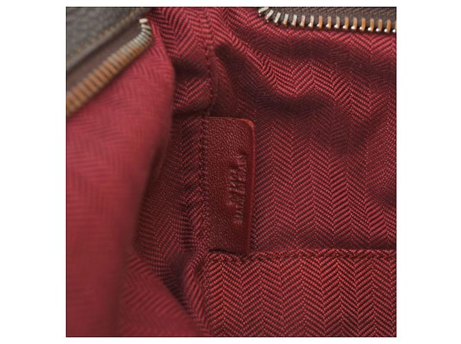 Bolsa de ombro e tiracolo em couro marrom escuro Loewe Castanho escuro - vista 17