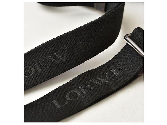Bolsa de ombro e tiracolo em couro marrom escuro Loewe Castanho escuro - vista 8