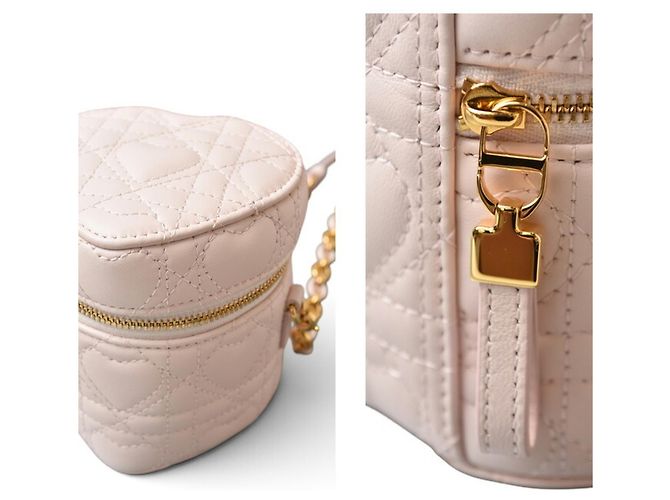 Borsa a tracolla mini Christian Dior DIORAMOUR Caro Rosa - vista 12
