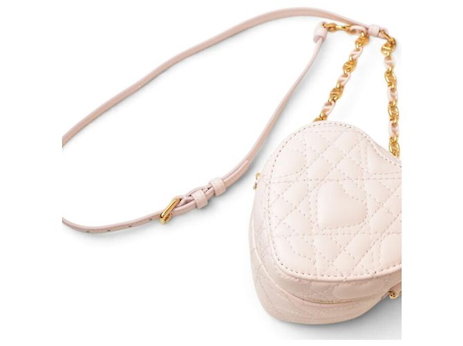 Borsa a tracolla mini Christian Dior DIORAMOUR Caro Rosa - vista 2