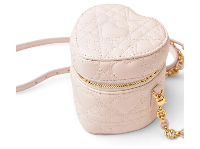 Borsa a tracolla mini Christian Dior DIORAMOUR Caro Rosa - vista 5