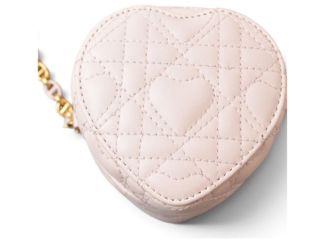Borsa a tracolla mini Christian Dior DIORAMOUR Caro Rosa - vista 6