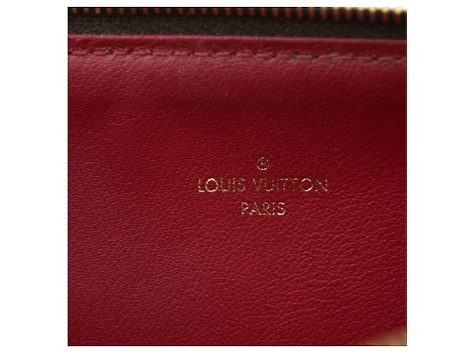 Louis Vuitton Pochette Felicie Pouch Castaño Fucsia Monograma - vista 8