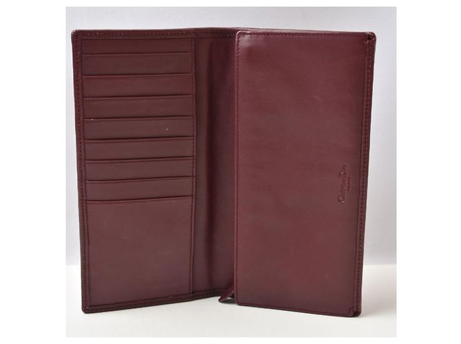 Christian Dior Bi-Fold Geldbörse Rot - Ansicht 14