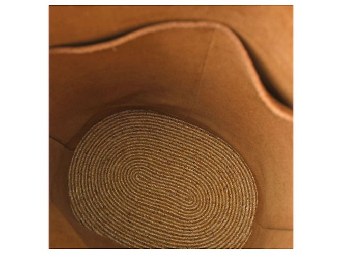 Bolsa Bucket Loewe Gate Marrom Amarelo - vista 12