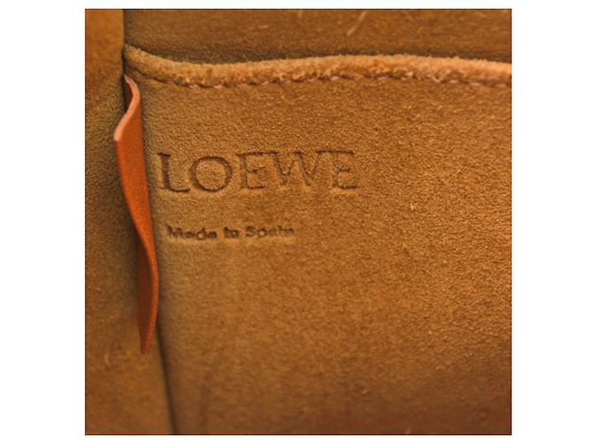 Bolsa Bucket Loewe Gate Marrom Amarelo - vista 15