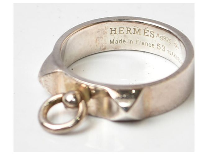 Hermès Anello Hermes Collier de Chien Argento - vista 3