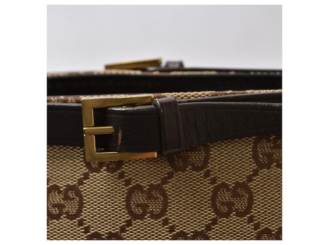 Bolso Gucci GG Canvas Castaño Beige - vista 4