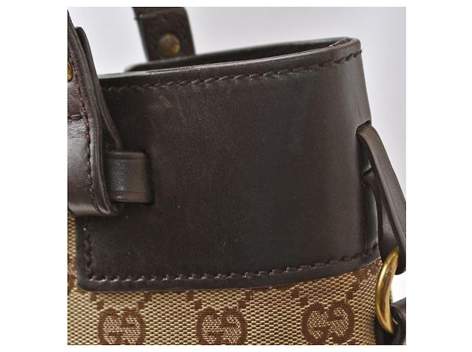 Bolso Gucci GG Canvas Castaño Beige - vista 5