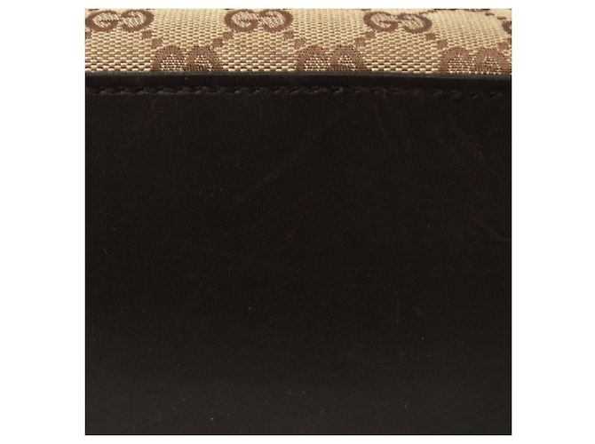 Bolso Gucci GG Canvas Castaño Beige - vista 7