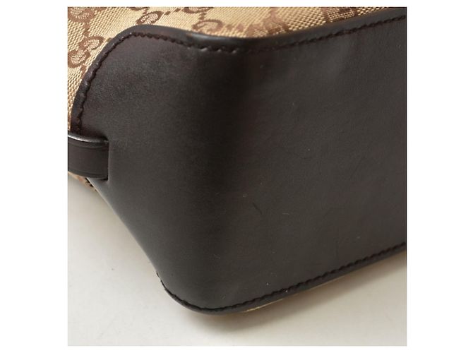 Bolso Gucci GG Canvas Castaño Beige - vista 8