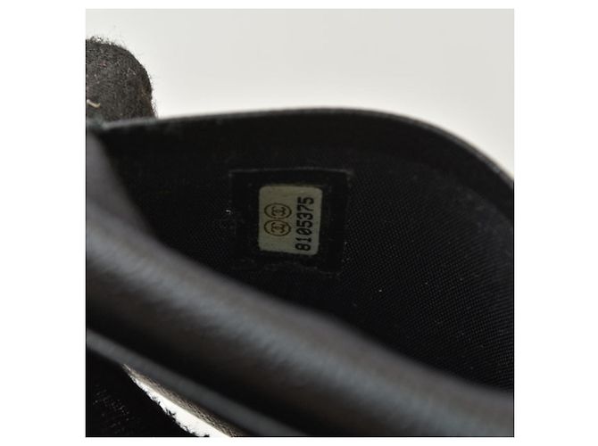 Portacarte Chanel in pelle nera Nero - vista 10