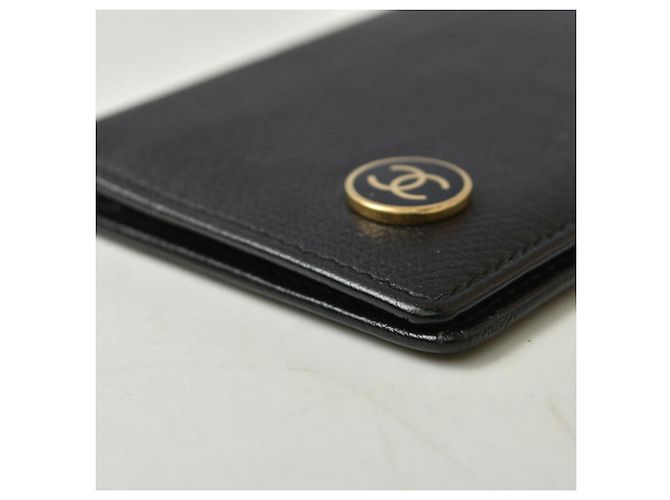 Portacarte Chanel in pelle nera Nero - vista 12
