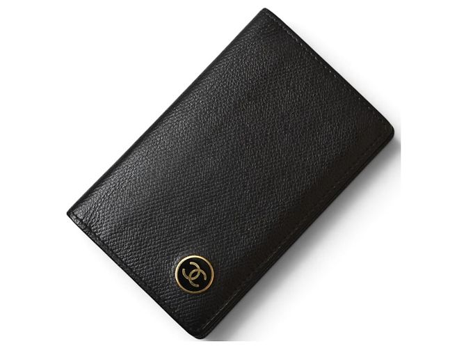 Portacarte Chanel in pelle nera Nero - vista 3