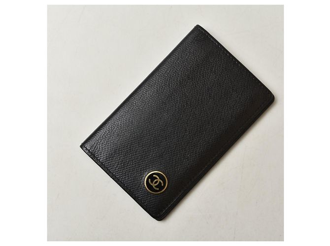Portacarte Chanel in pelle nera Nero - vista 4