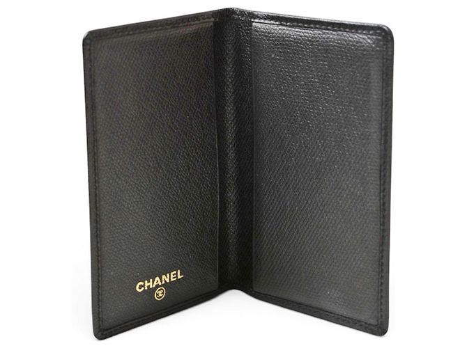 Portacarte Chanel in pelle nera Nero - vista 6