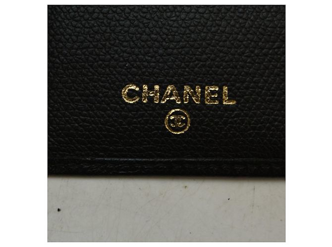 Portacarte Chanel in pelle nera Nero - vista 7