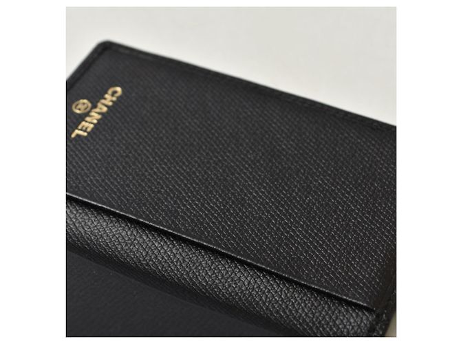 Portacarte Chanel in pelle nera Nero - vista 9