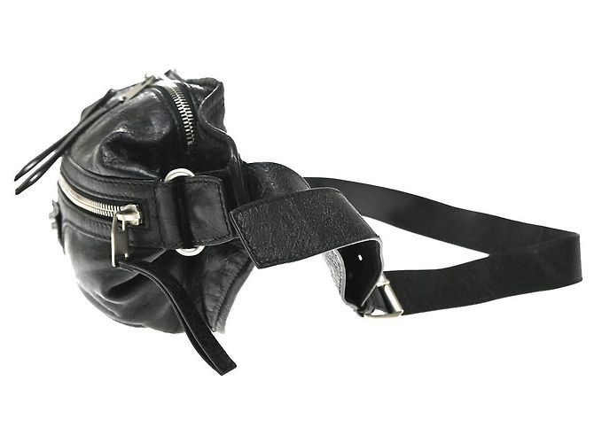 Balenciaga Neo Lift Classic Studs Waist Leather Nero - vista 3