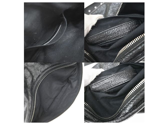 Balenciaga Neo Lift Classic Studs Waist Leather Nero - vista 6