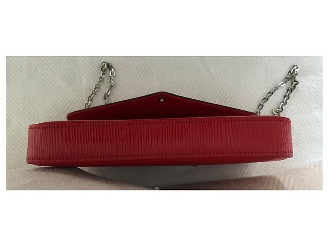 Louis Vuitton Felicie GM Epi Pochette Vermelho - vista 4