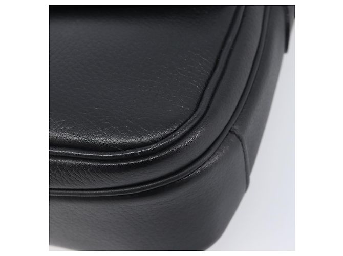 Bolsa de ombro em couro Burberry Preto - vista 7