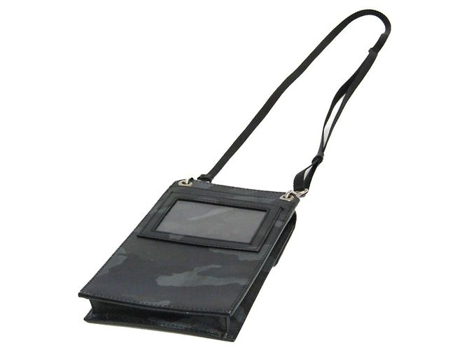 Porta-telemóvel Prada em couro Saffiano Multicor - vista 2