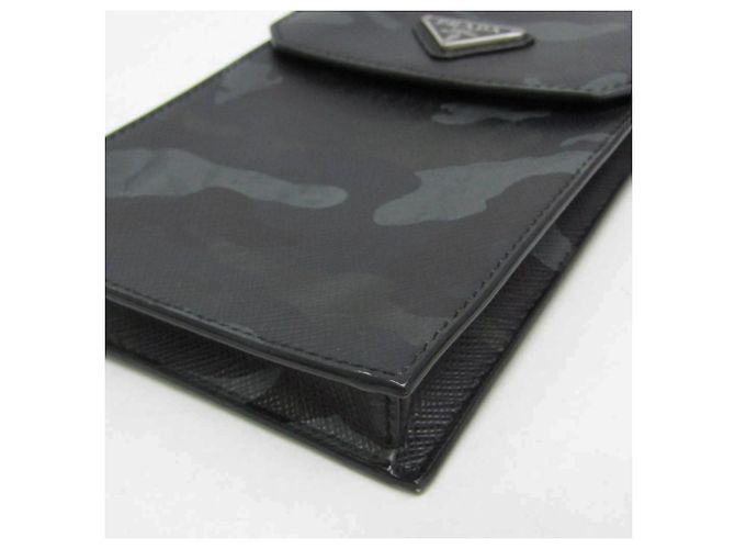 Porta-telemóvel Prada em couro Saffiano Multicor - vista 7