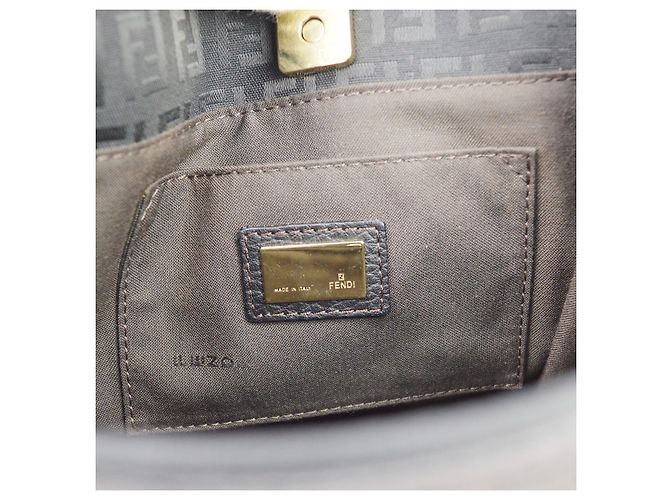 Fendi Vintage Zucchino Canvas Medium Schwarz - Ansicht 4