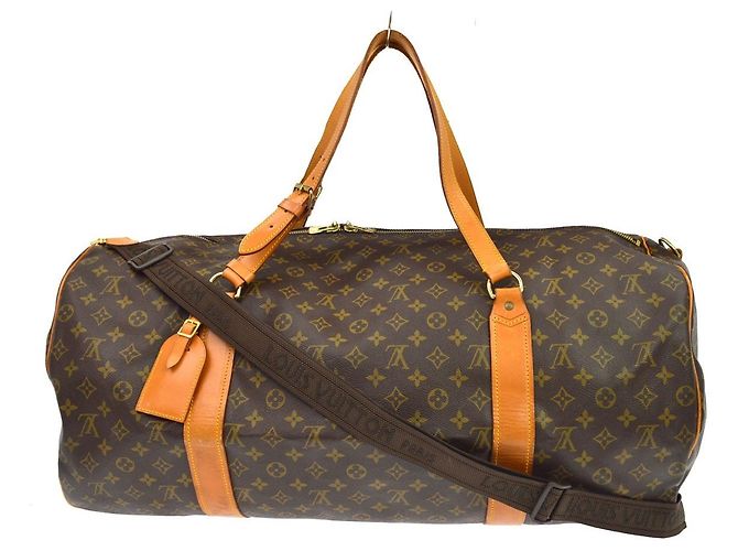 Louis Vuitton Sac Polochon Monogram Canvas 65 Marron - vue 2