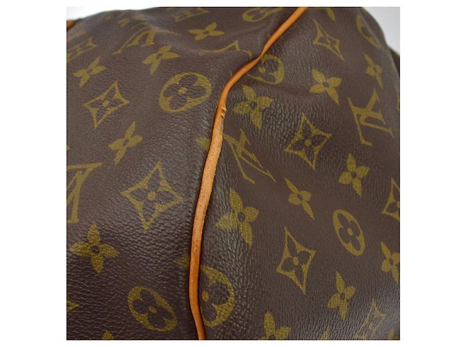 Louis Vuitton Sac Polochon Monogram Canvas 65 Marron - vue 7