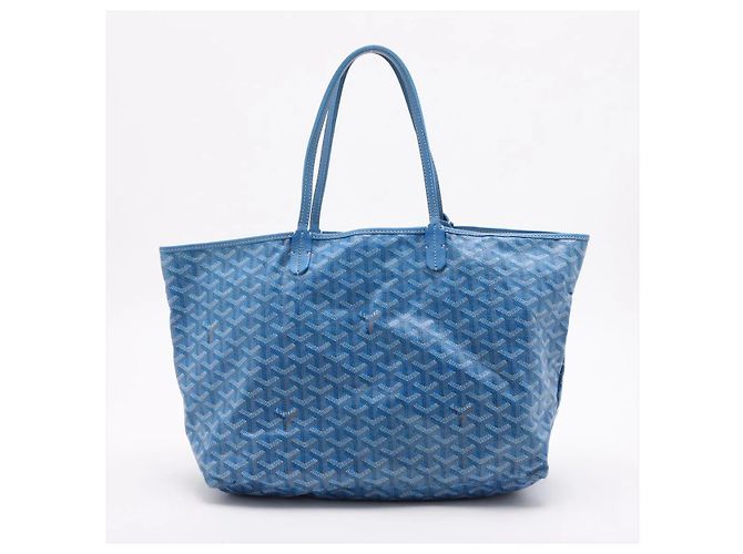 Goyard Saint Louis Coated Canvas PM Blu - vista 2