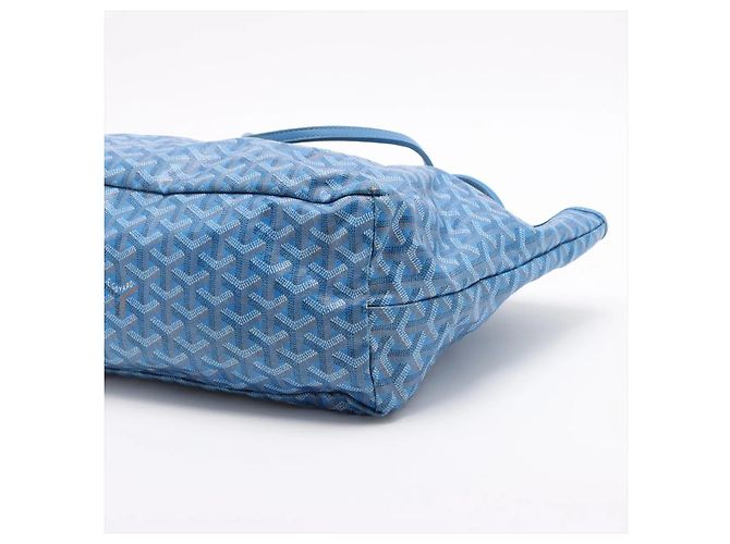 Goyard Saint Louis Coated Canvas PM Blu - vista 3