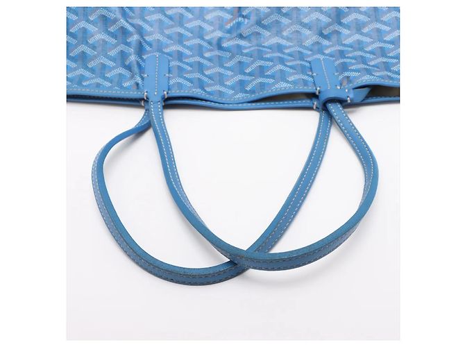 Goyard Saint Louis Coated Canvas PM Blu - vista 5