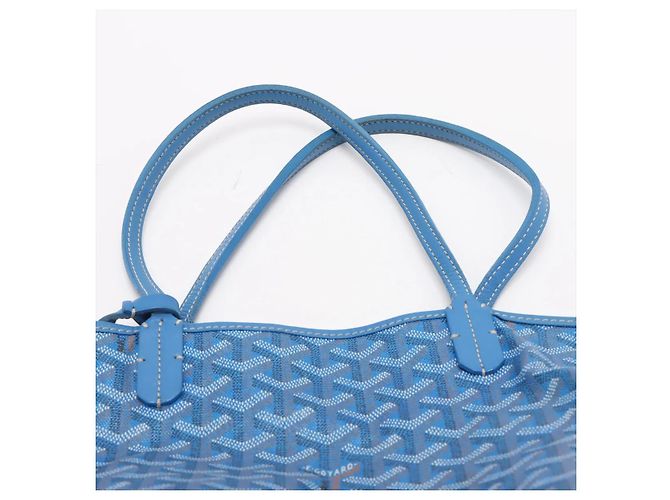Goyard Saint Louis Coated Canvas PM Blu - vista 6