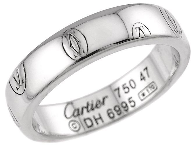 Anello Cartier Happy Birthday in oro bianco 18K - vista 4