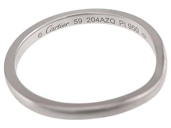 Cartier Ballerina Curve Ring aus Platin - Ansicht 4