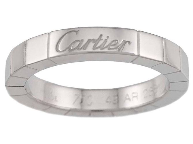 Anello Cartier Laniere in oro bianco 18K - vista 2