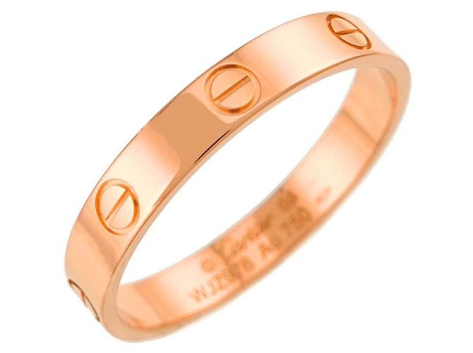 Cartier Mini Love Ring in 18K Pink Gold - view 4