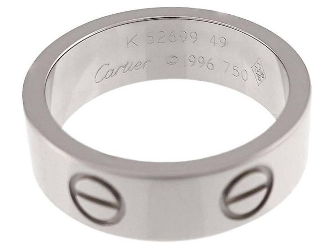 Anello Cartier Love in oro bianco - vista 3