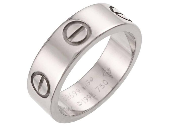 Anello Cartier Love in oro bianco - vista 4