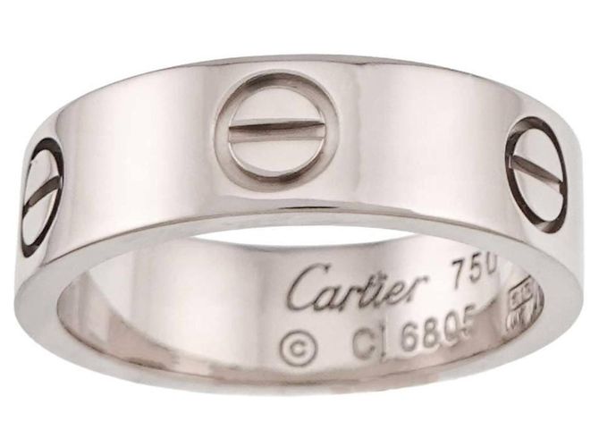 Anello Cartier Love in oro bianco 18K - vista 2
